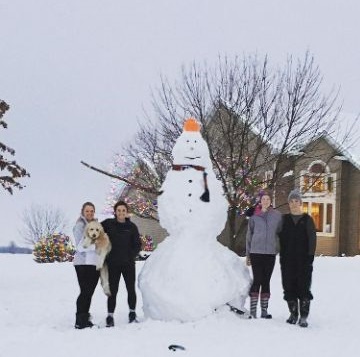 Jenna Brandt and her siblings
